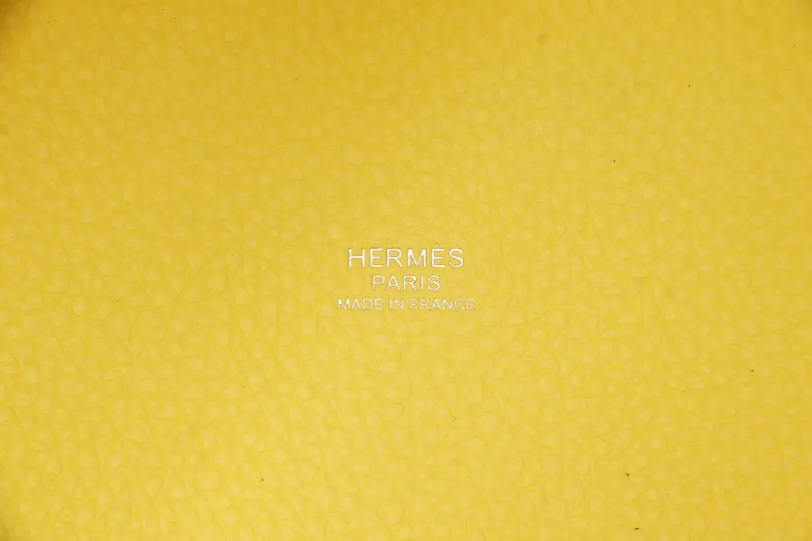 HERMES PICOTIN 18 STAMP B (YEAR 2023) LIME CLEMENCE LEATHER PALLADIUM HARDWARE WITH LOCK&KEYS , DUST COVER AND BOX