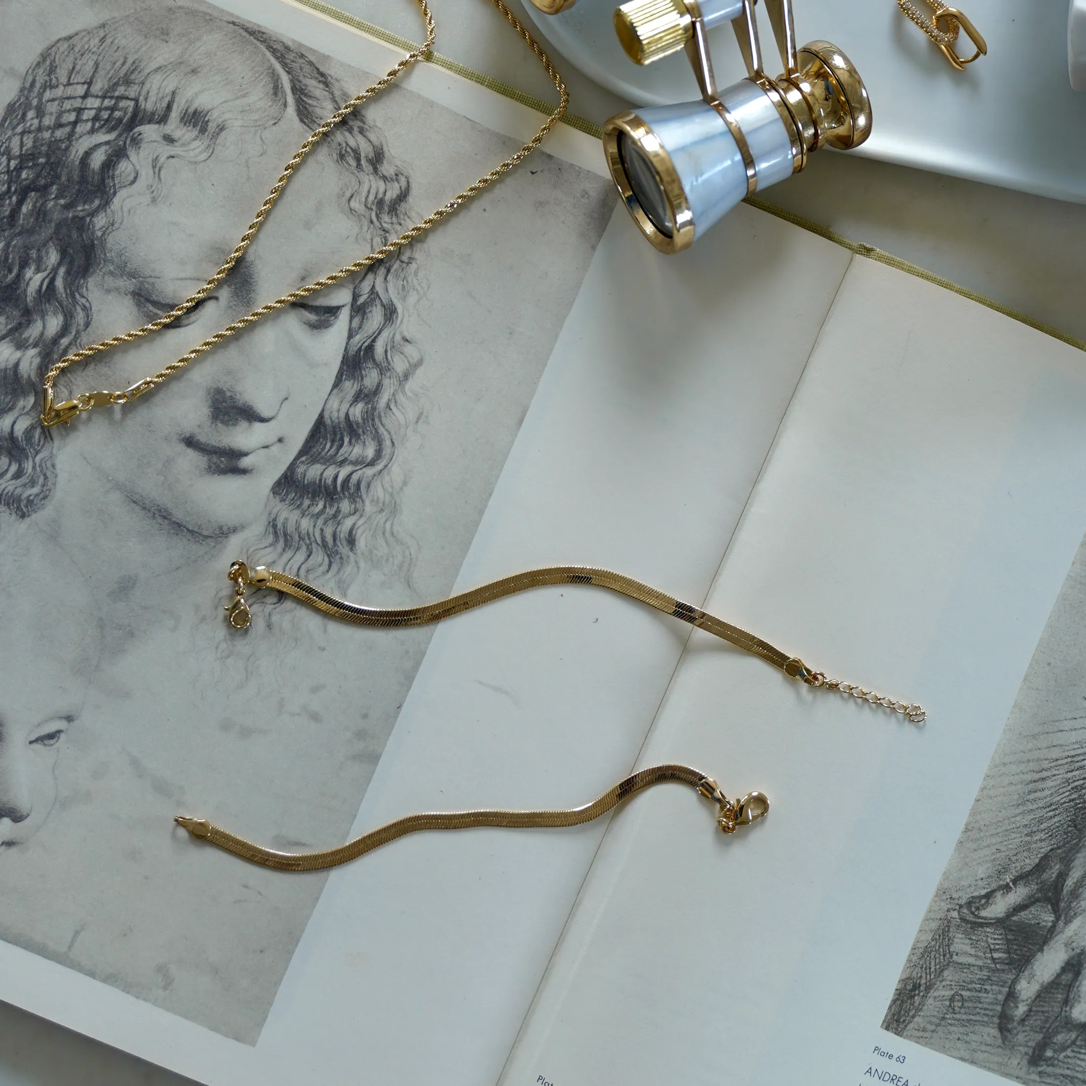 Herringbone Anklet