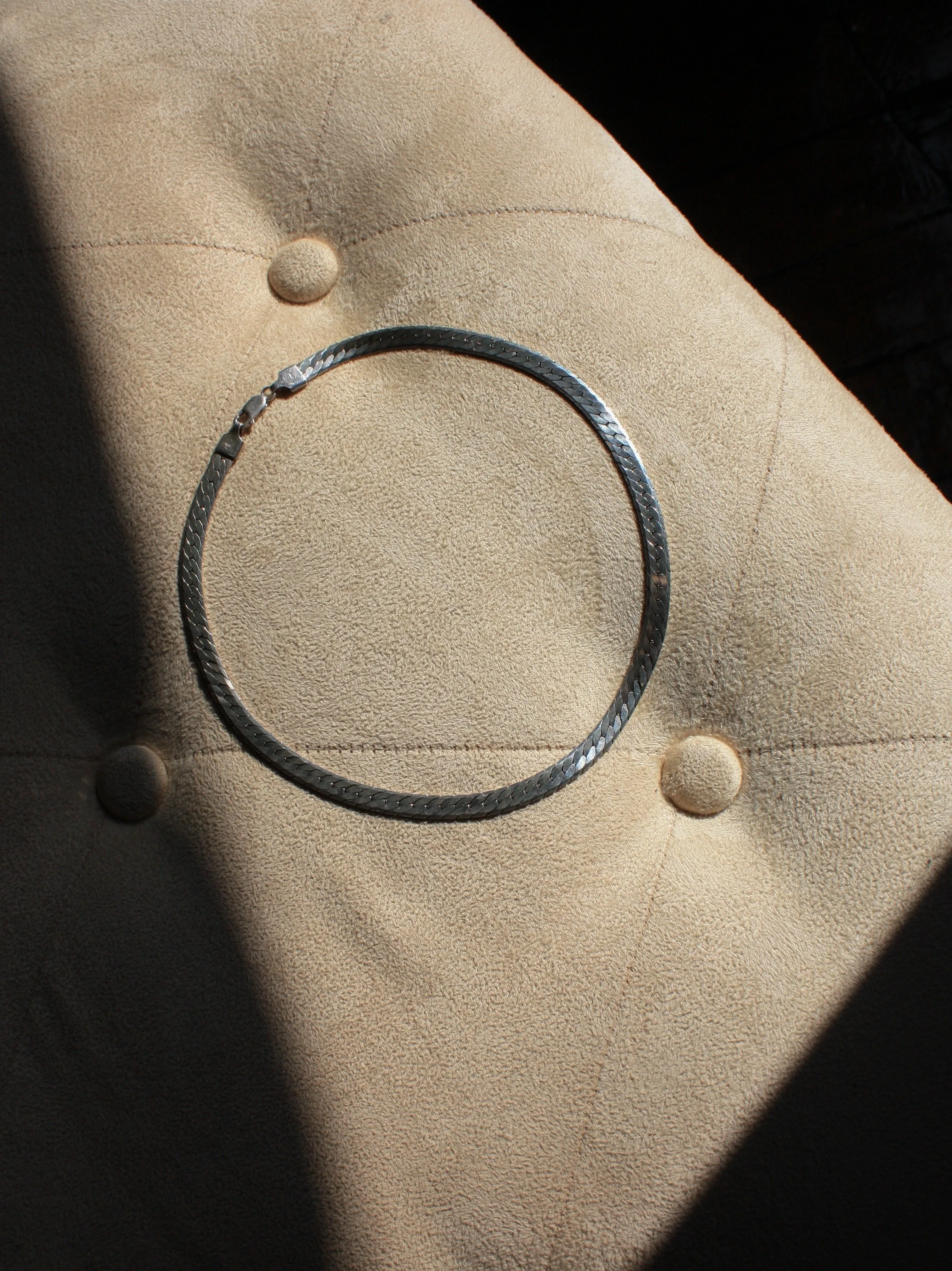 Herringbone Sterling Chain