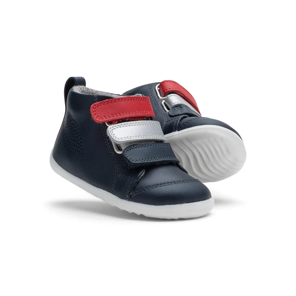 Hi Court Switch - Step Up - Navy (Red   Silver Metallic)