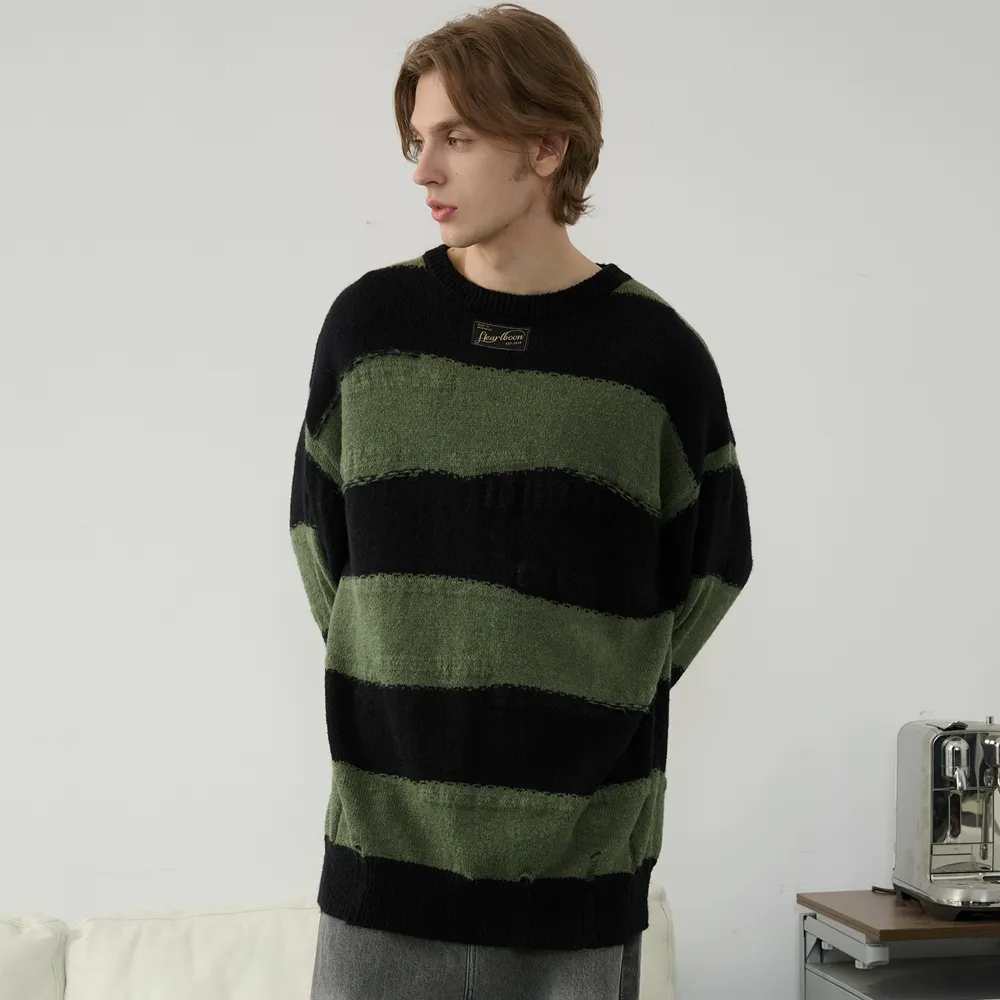 High Street Contrasting Stripes Sweater