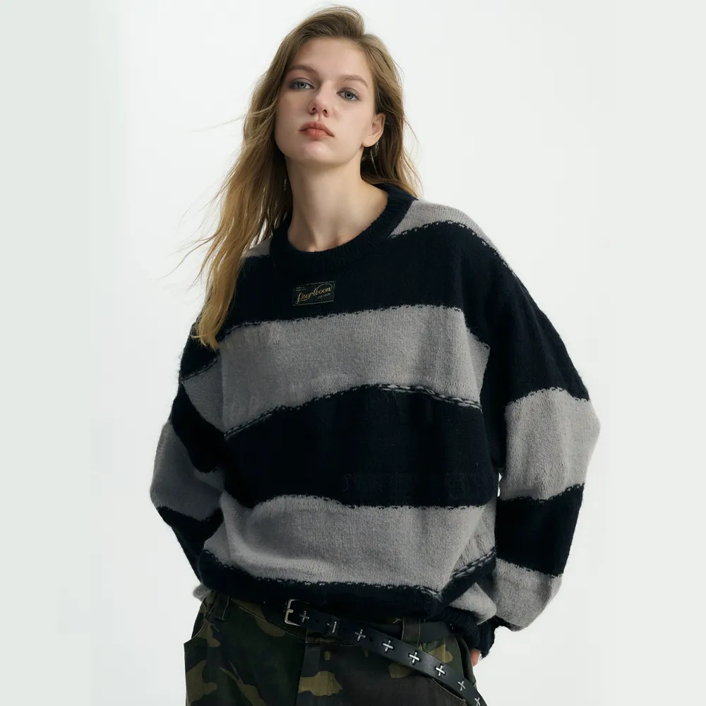 High Street Contrasting Stripes Sweater