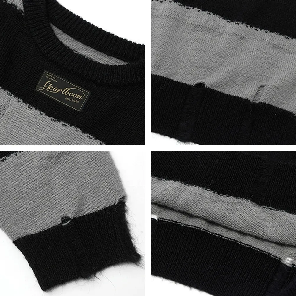 High Street Contrasting Stripes Sweater