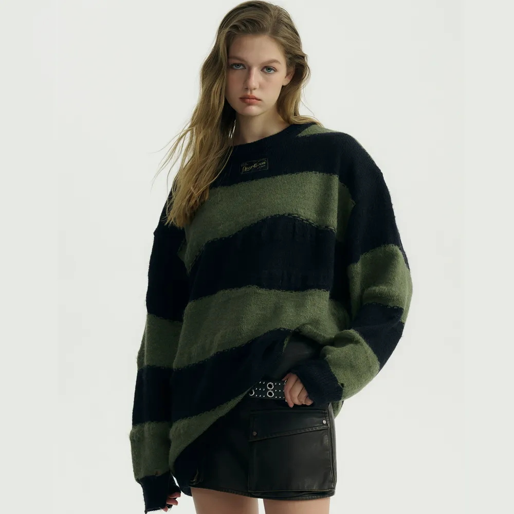 High Street Contrasting Stripes Sweater