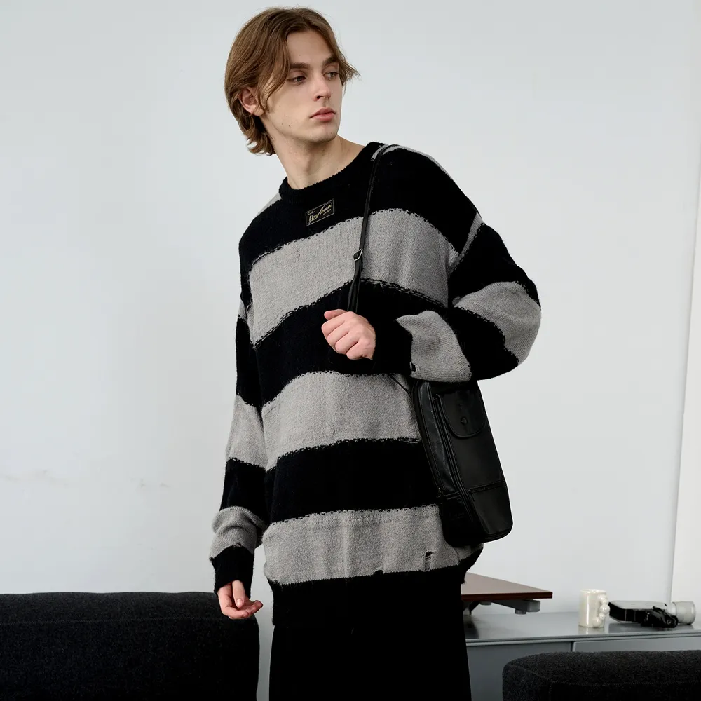 High Street Contrasting Stripes Sweater