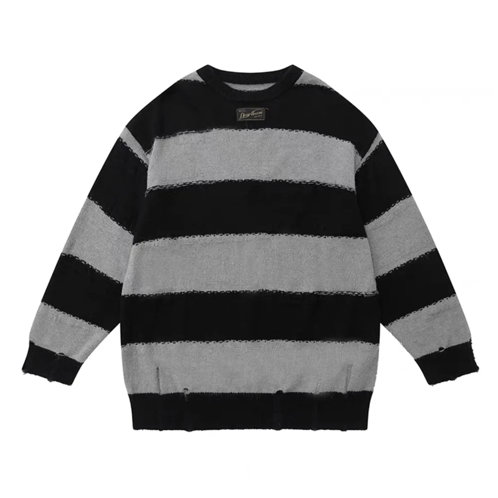 High Street Contrasting Stripes Sweater