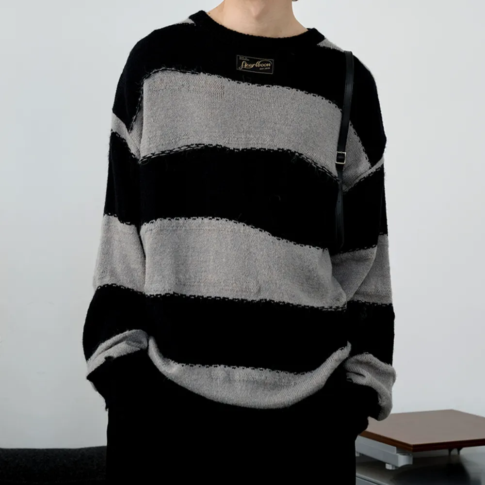 High Street Contrasting Stripes Sweater