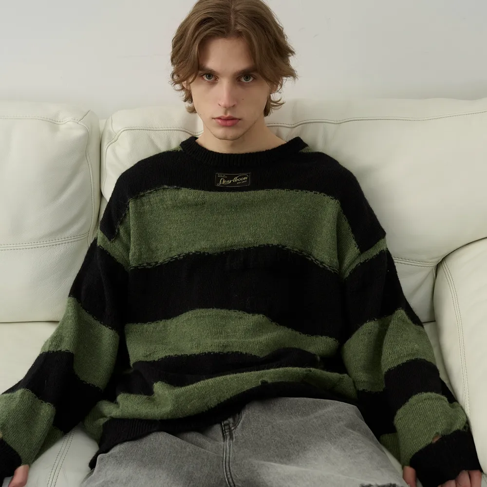 High Street Contrasting Stripes Sweater
