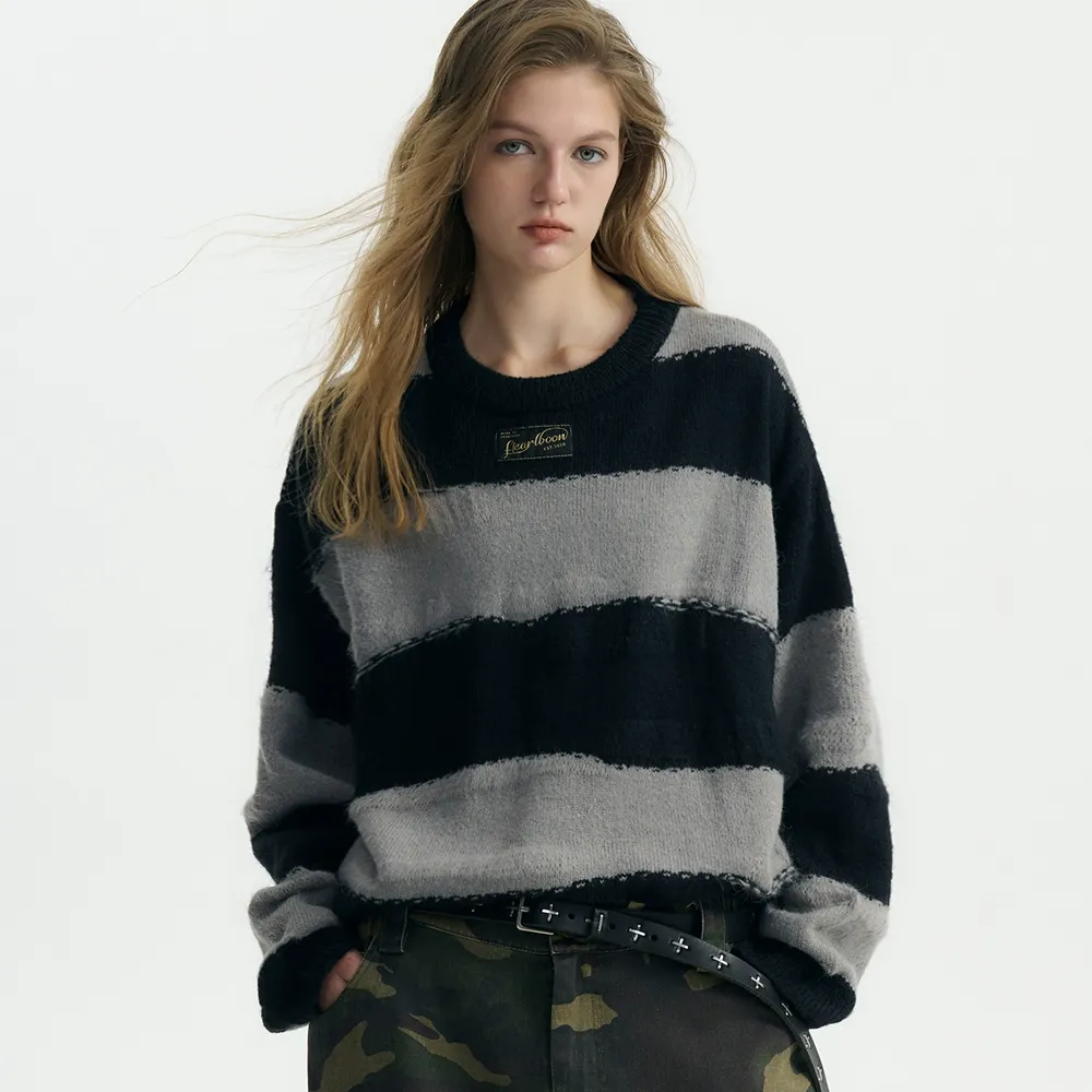 High Street Contrasting Stripes Sweater