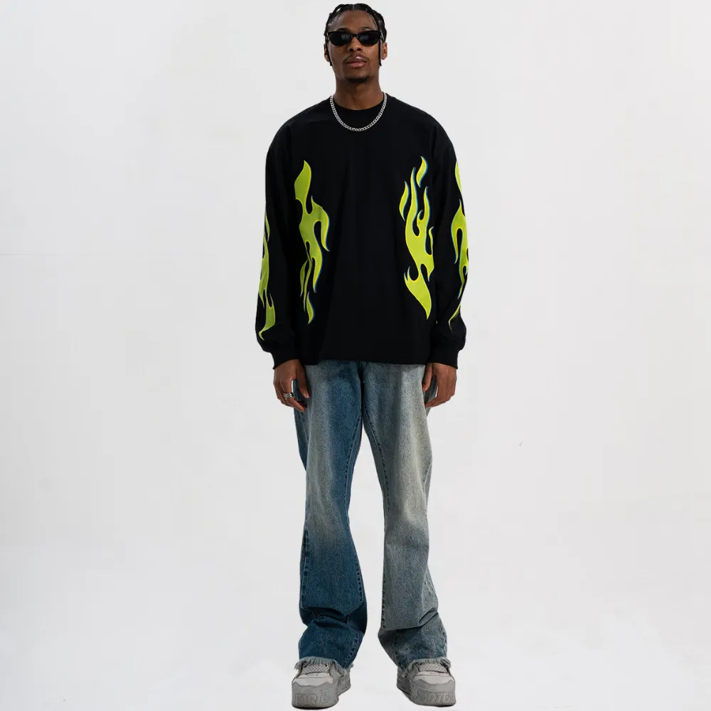 High Street Flame Sweatshirt