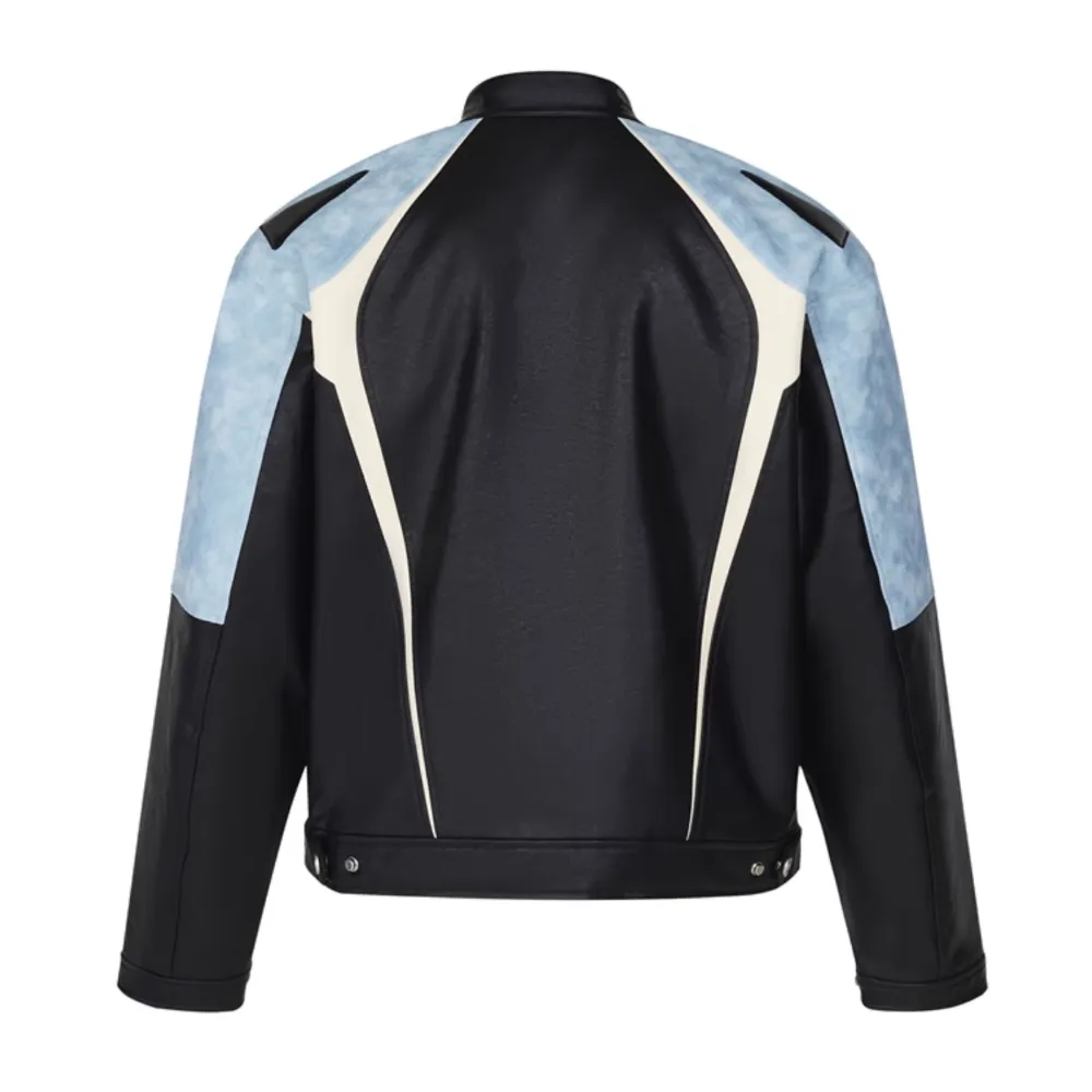 High Street Leather Biker Jacket
