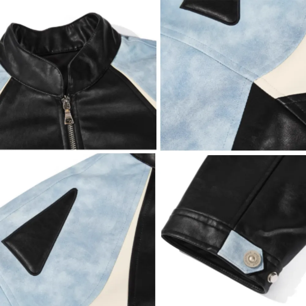 High Street Leather Biker Jacket