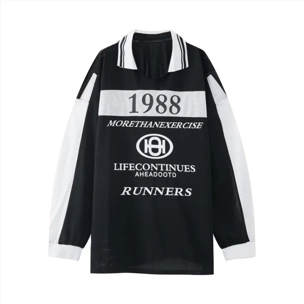 High Street Letter Hollow Stitch Sweatshirt