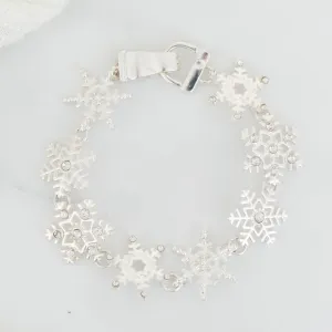 Holiday Snowflake Charm Bracelet