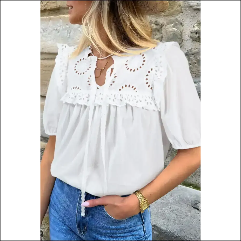 Holy Chic White Embroidered Lace, Batman! 🦇 Needful Things