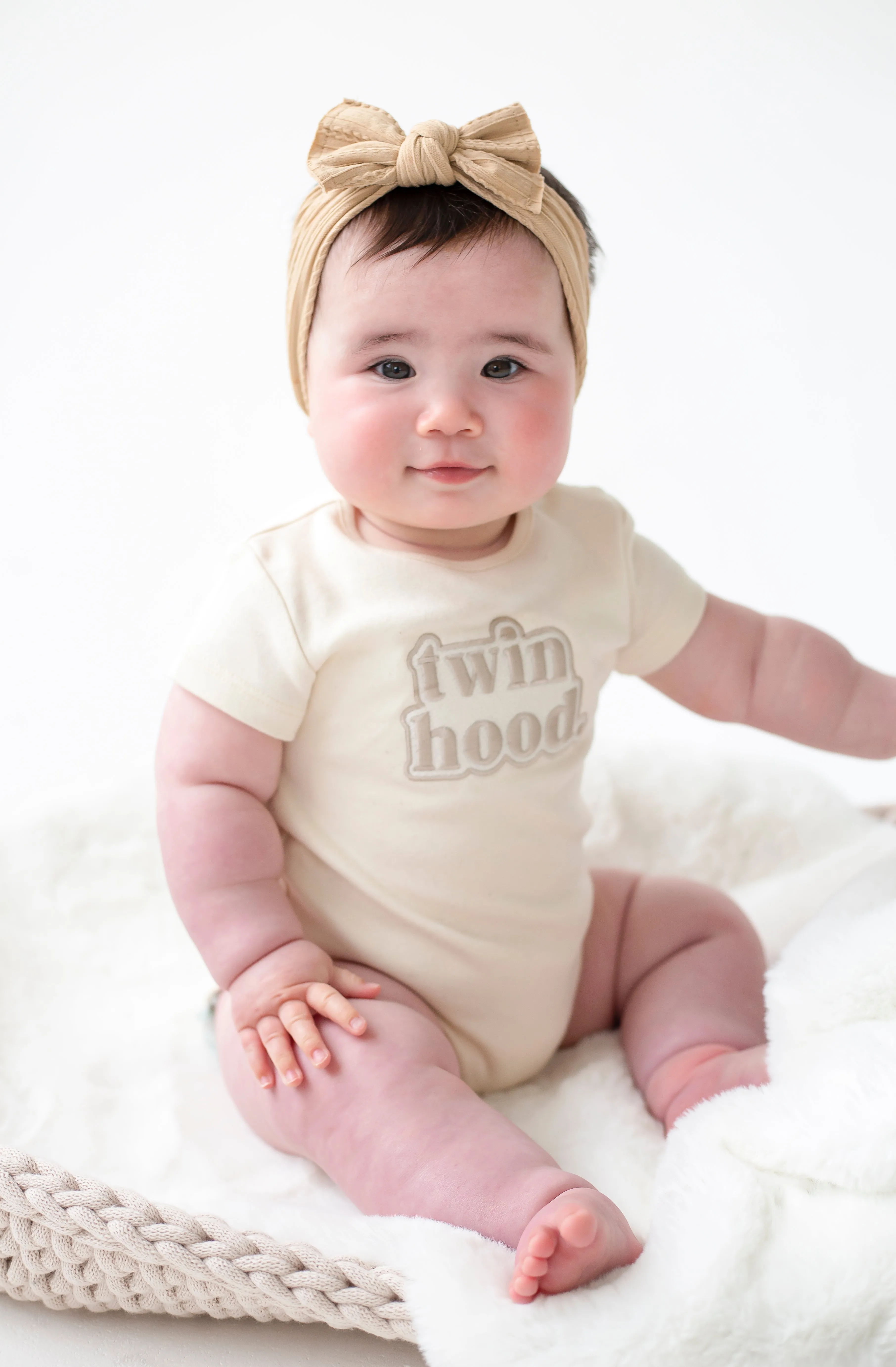 Hood matching Signature Baby Bodysuit