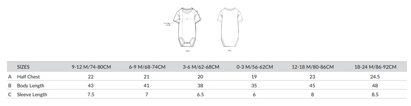 Hood matching Signature Baby Bodysuit