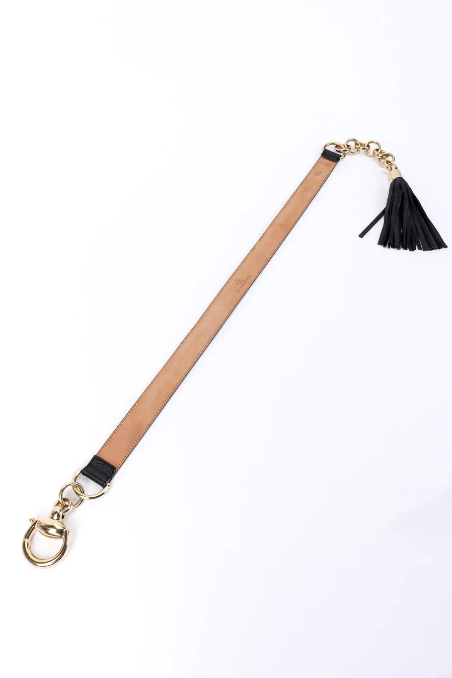Horsebit Tassel Belt