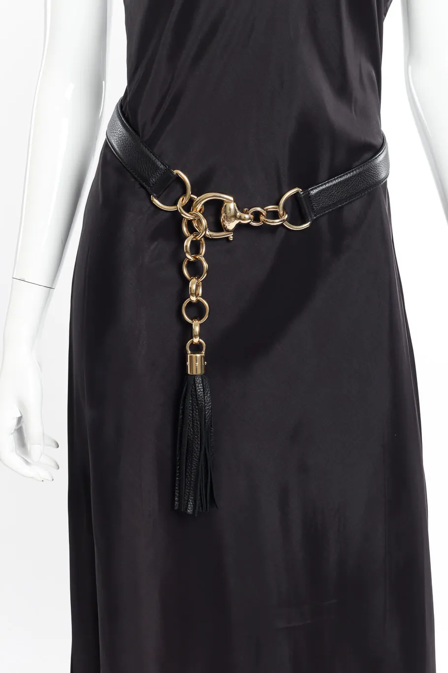 Horsebit Tassel Belt