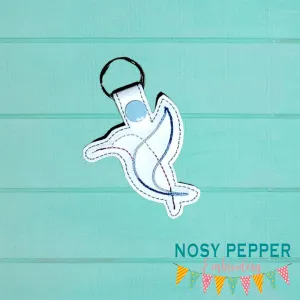 Humming bird minimalist snap tab (single and multi files included) machine embroidery design DIGITAL DOWNLOAD