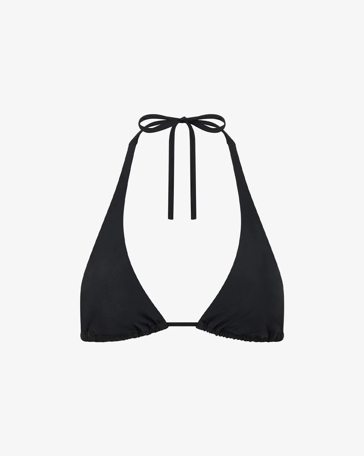 IM Swim Thick Triangle Bikini Top | Black