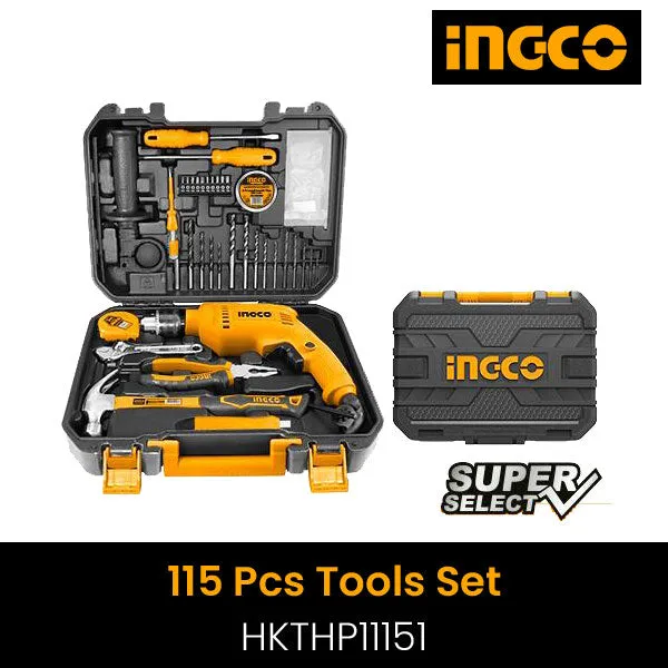 Ingco 115 Pcs Tools Set