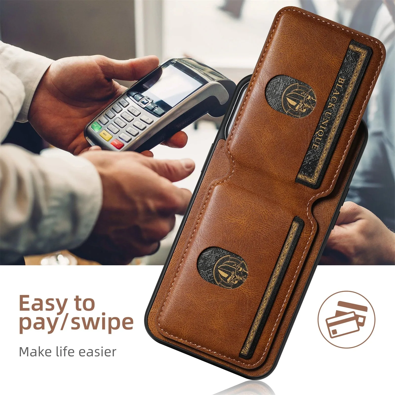 iPhone Leather Wallet Case