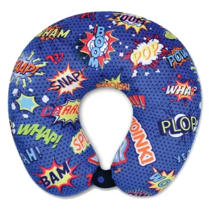 Iscream Superhero Neck Pillow w/Snap Closure