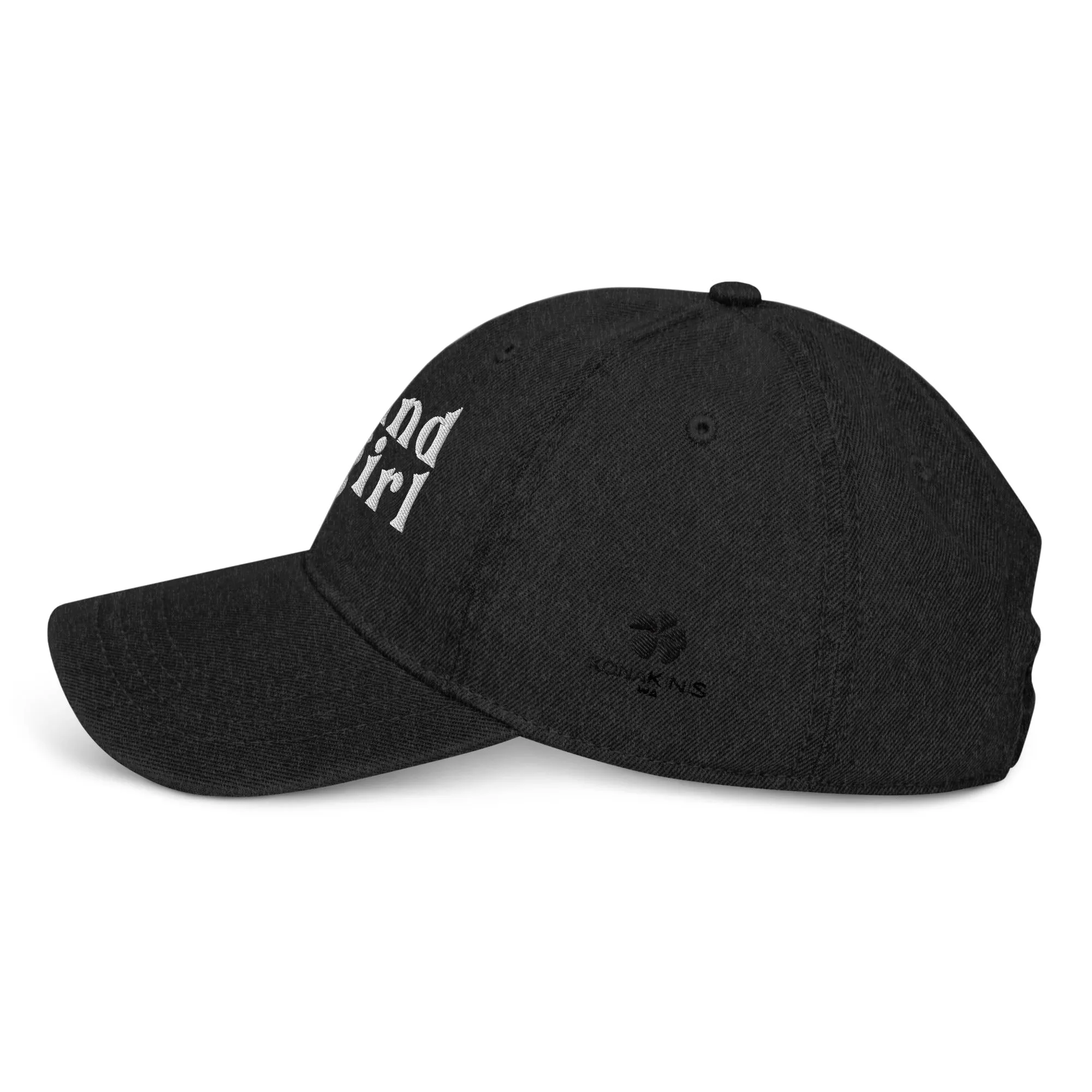 Island Girl Denim Hat - White