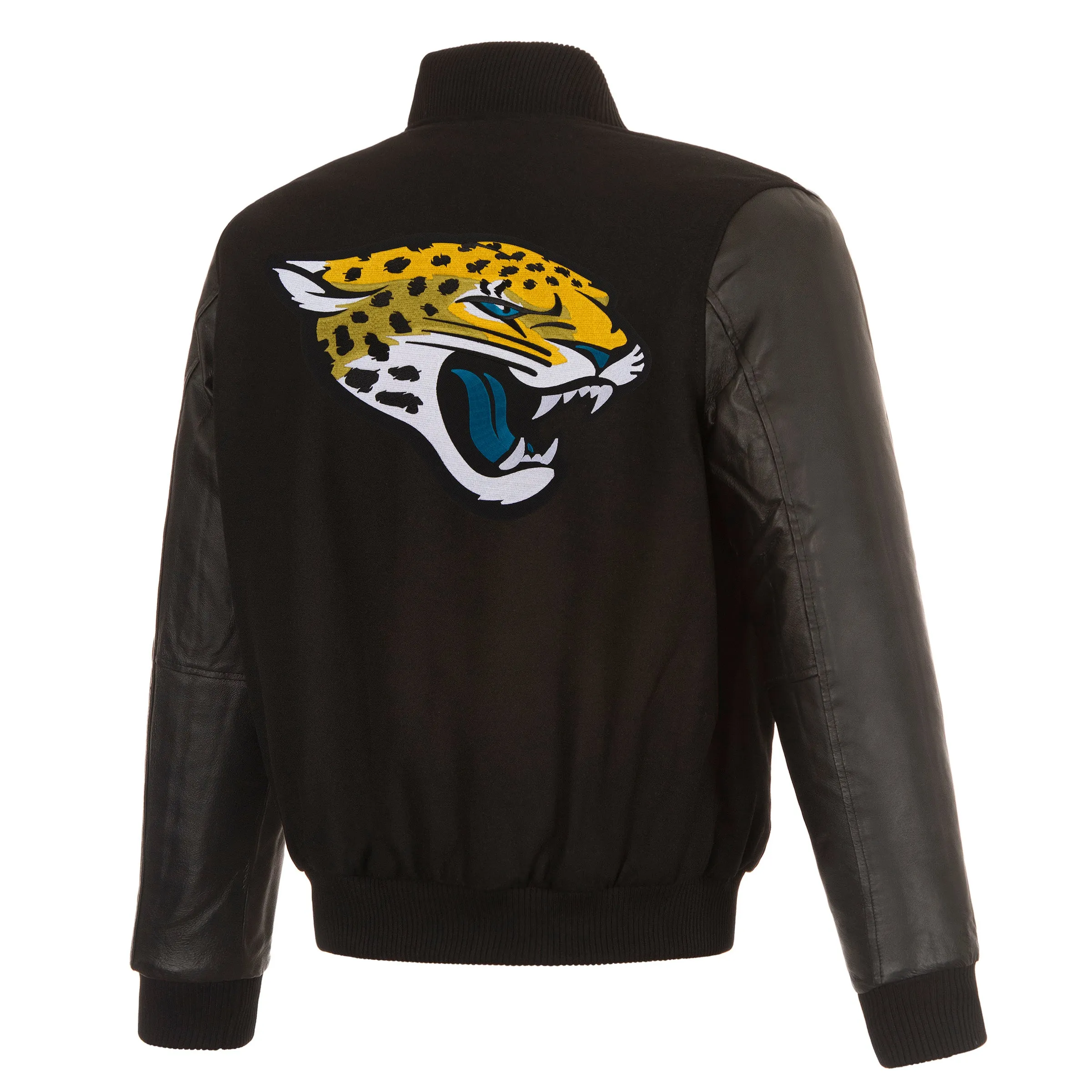 Jacksonville Jaguars Reversible Wool and Leather Jacket
