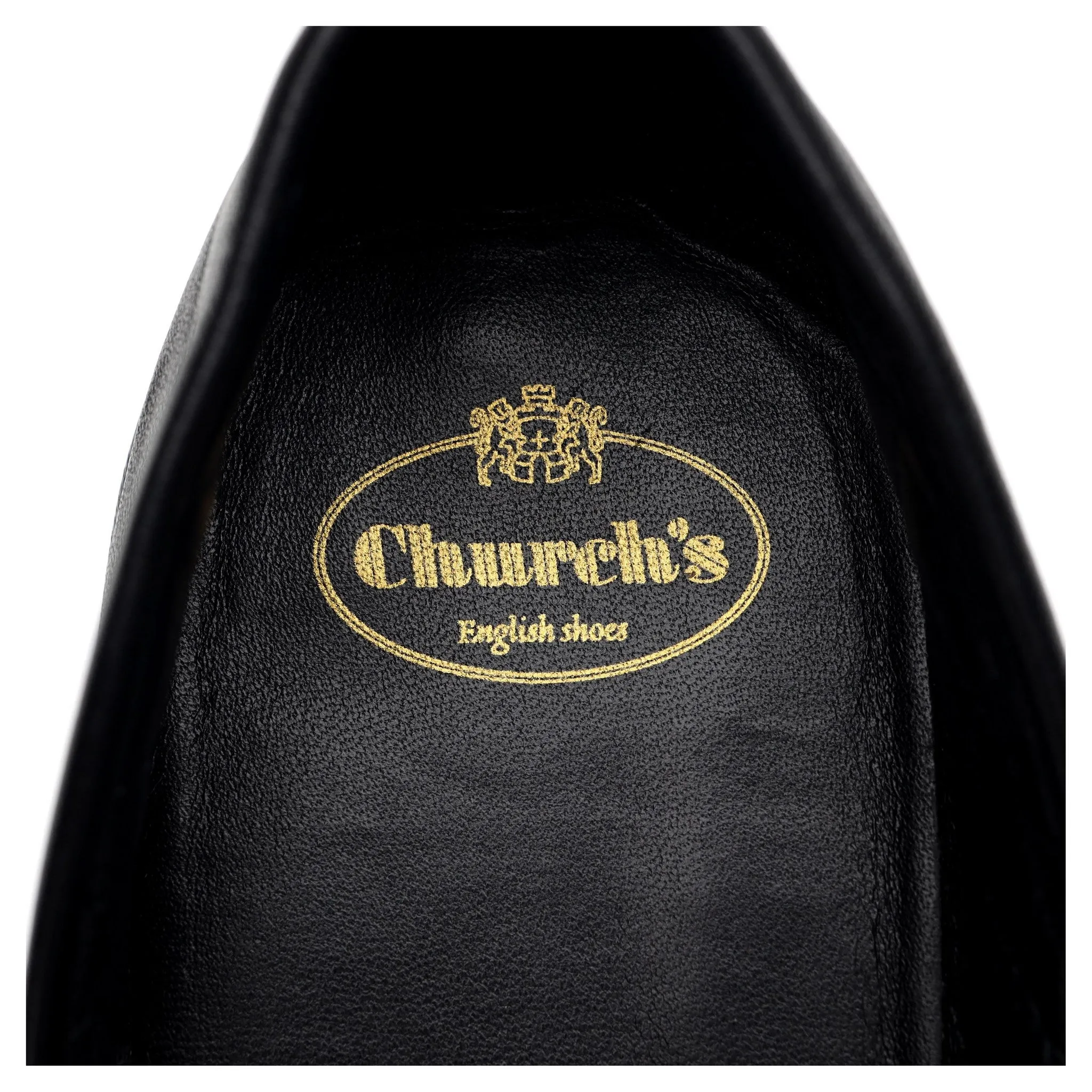 'Jason 03' Black Leather Slippers UK 9 F