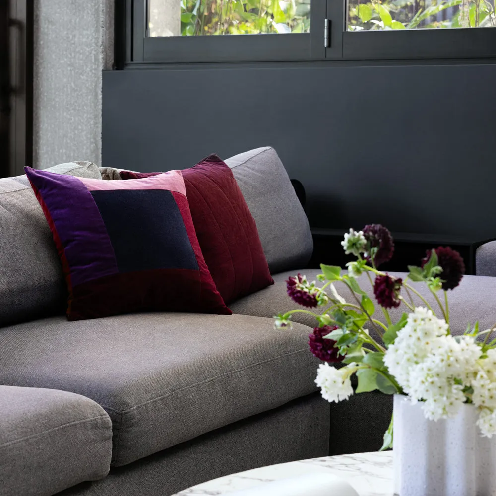 Jax Square Cushion - Berry