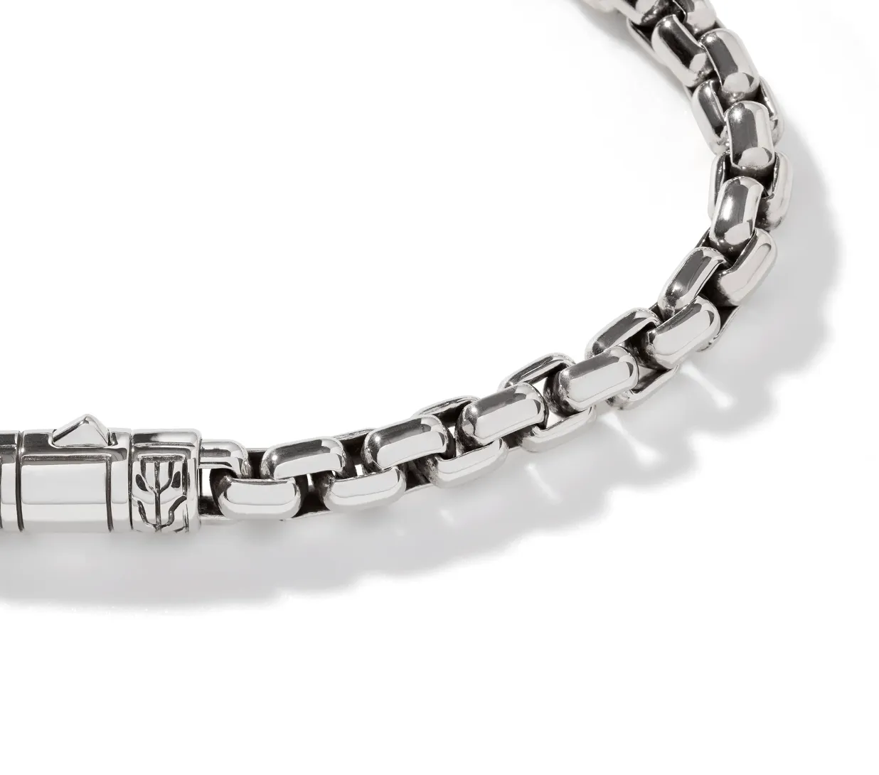 John Hardy Sterling Silver Box 4.8MM Chain Bracelet