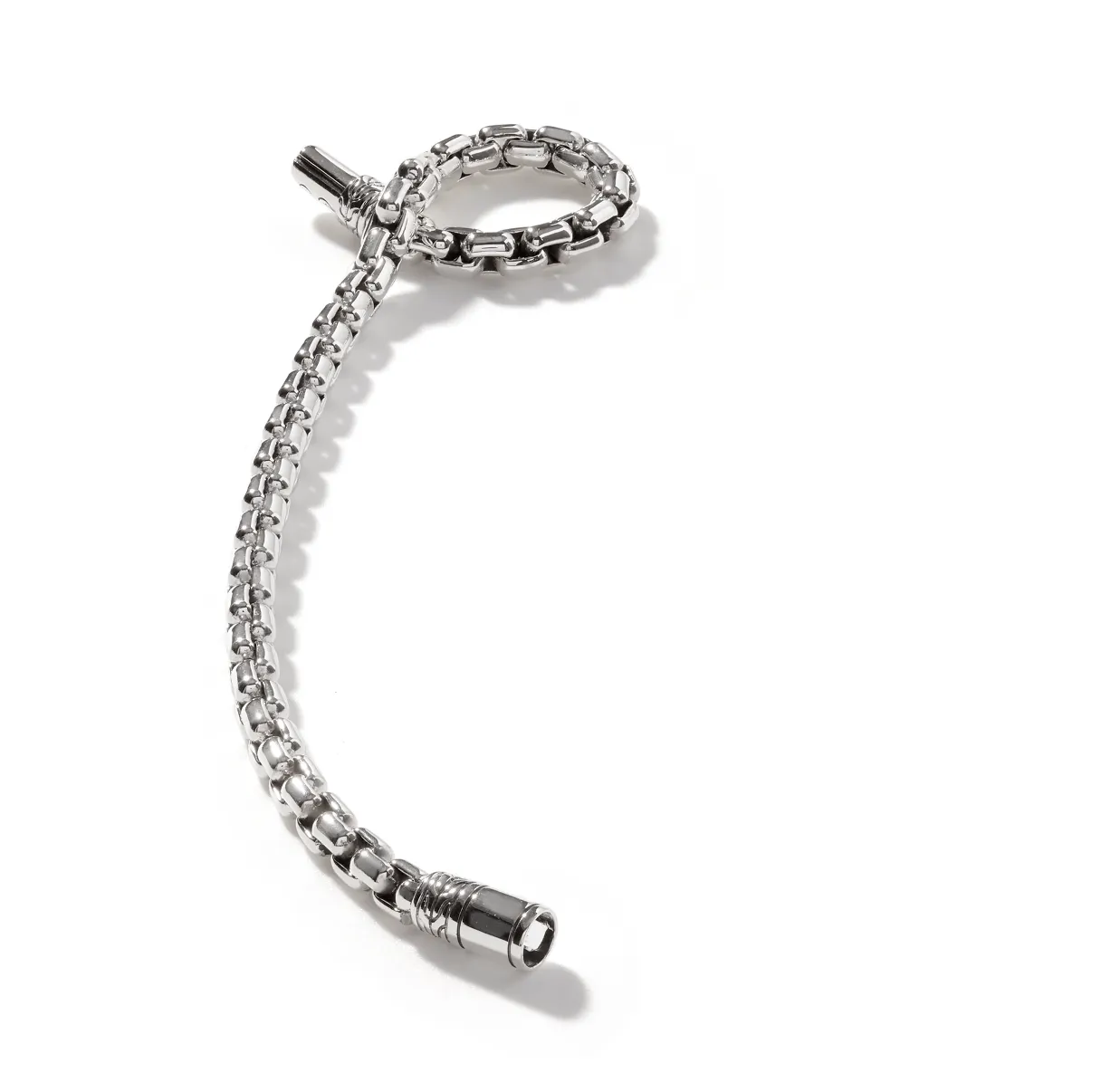John Hardy Sterling Silver Box 4.8MM Chain Bracelet