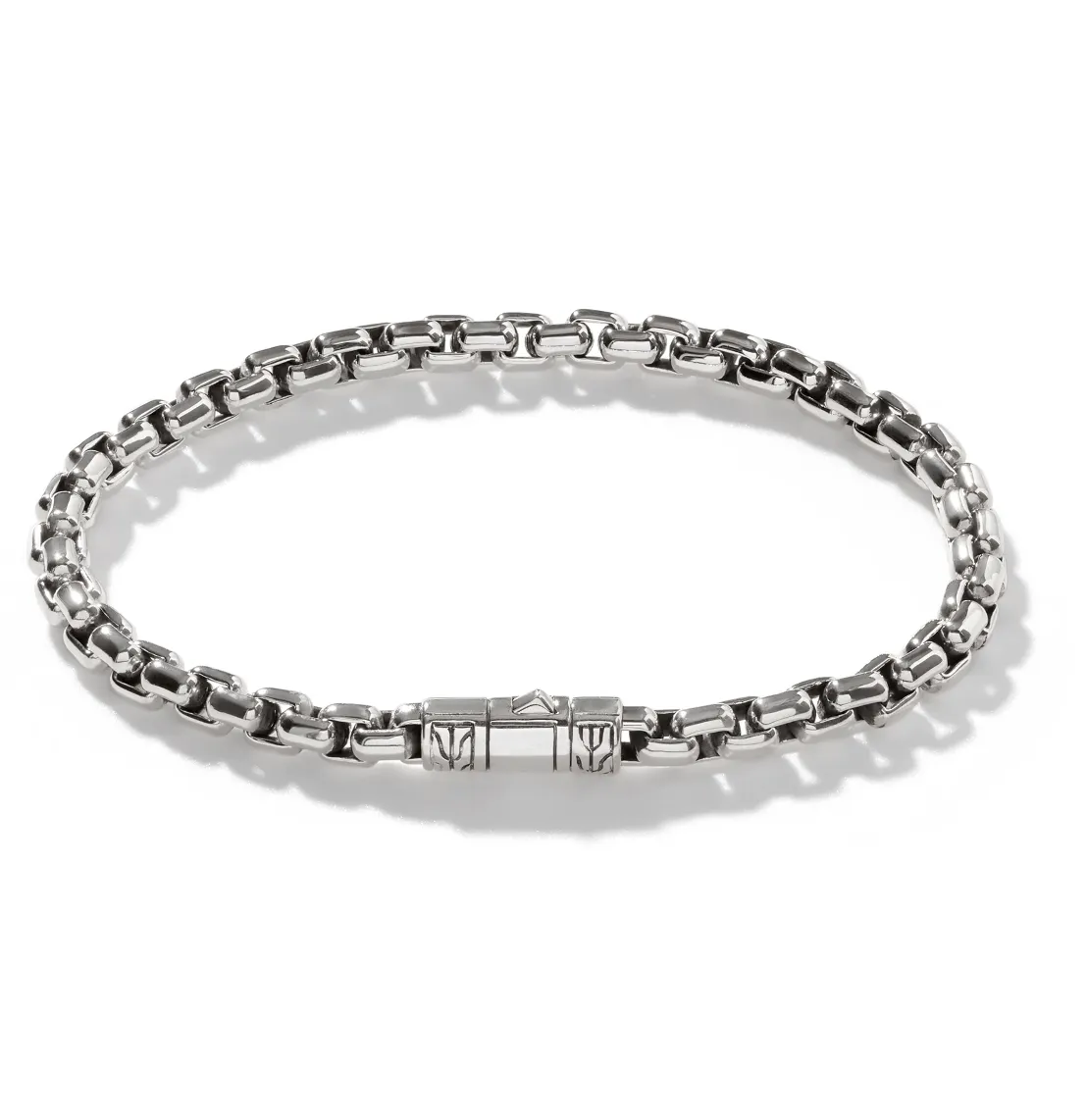 John Hardy Sterling Silver Box 4.8MM Chain Bracelet