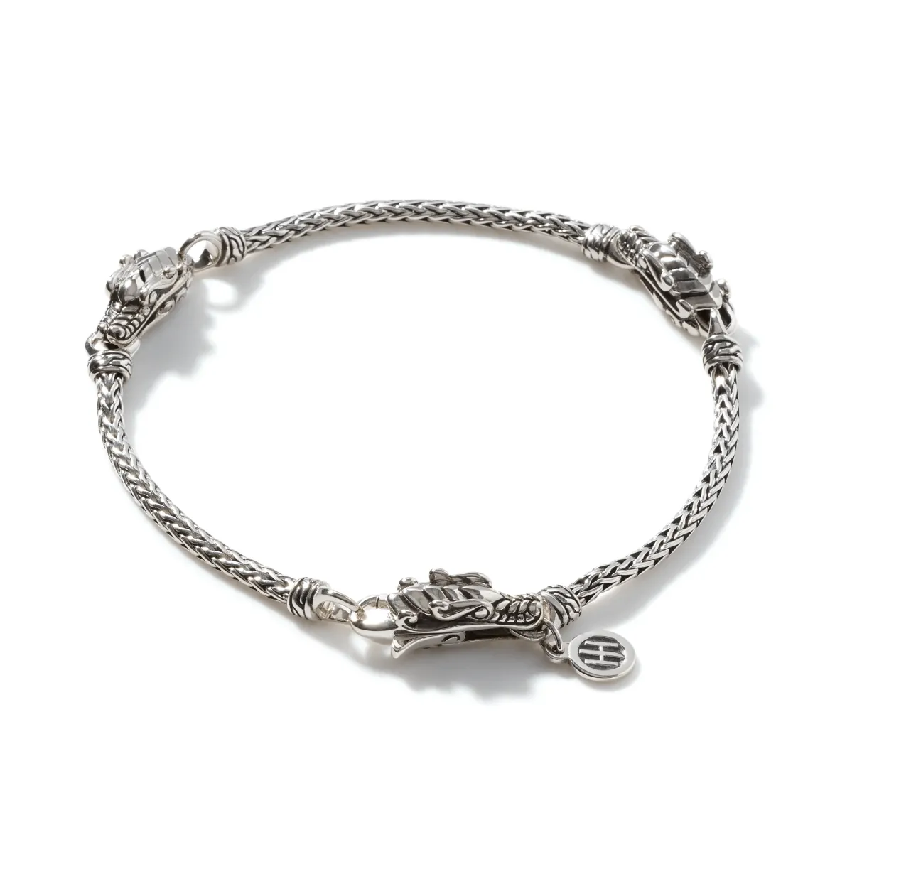 John Hardy Sterling Silver Naga Station Bracelet