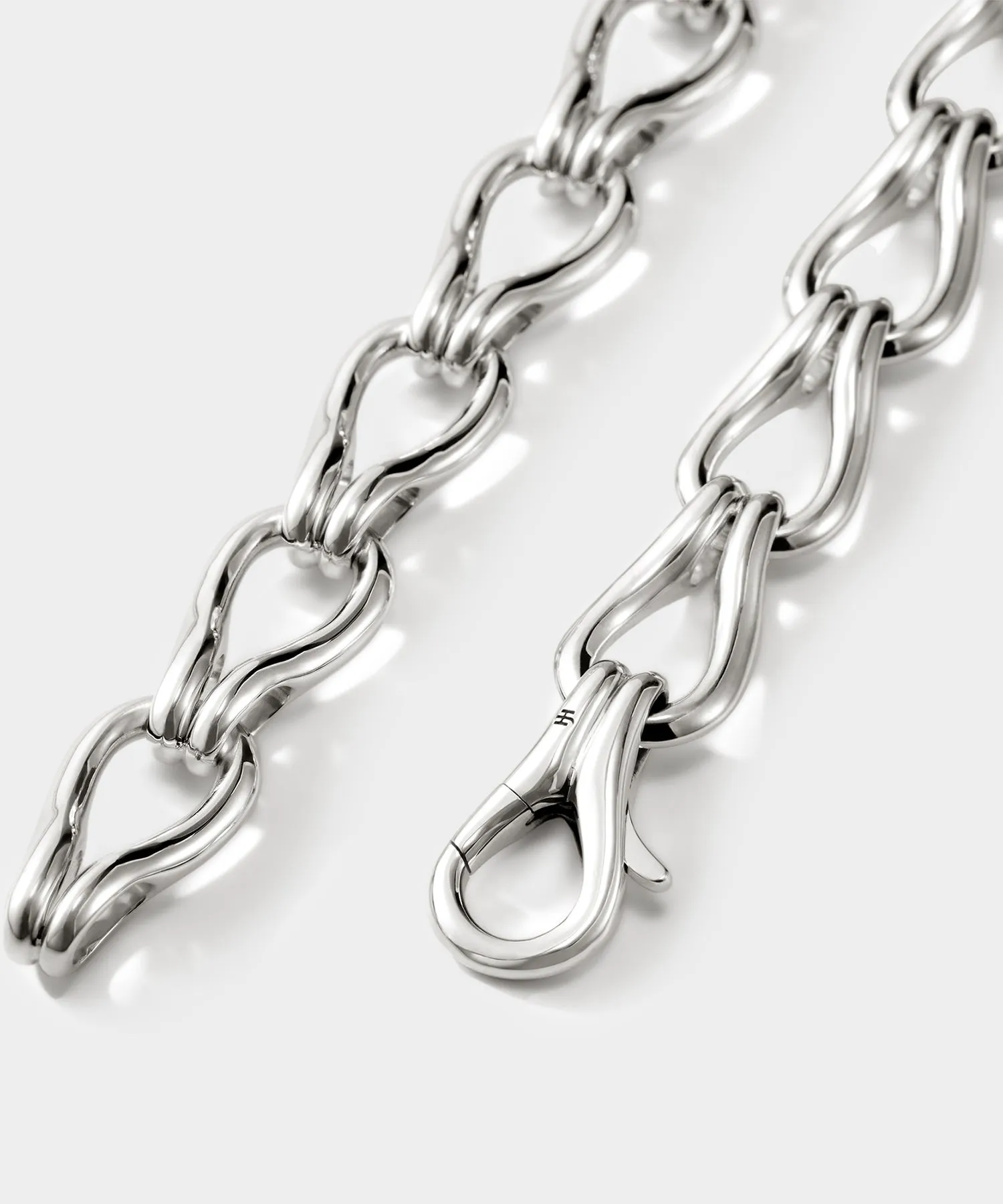 John Hardy Sterling Silver Surf Link Necklace
