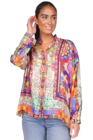 Johnny Was, The Audrey Shirt | Mcanna Scarf