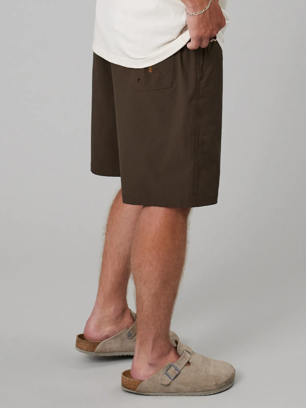 JUST ANOTHER FISHERMAN CRAY SHORTS - BROWN