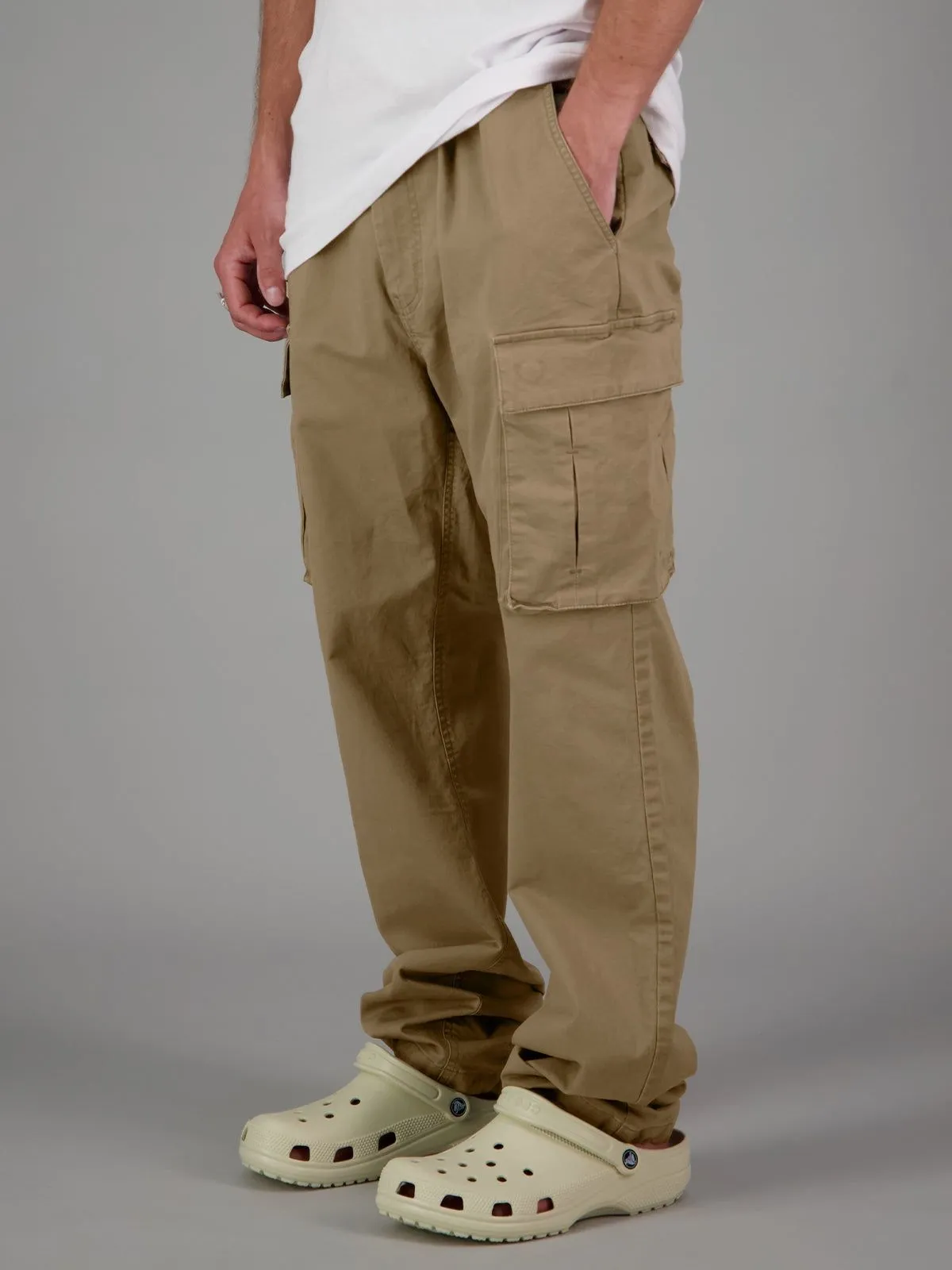 JUST ANOTHER FISHERMAN Dock Cargo Pants - Moss