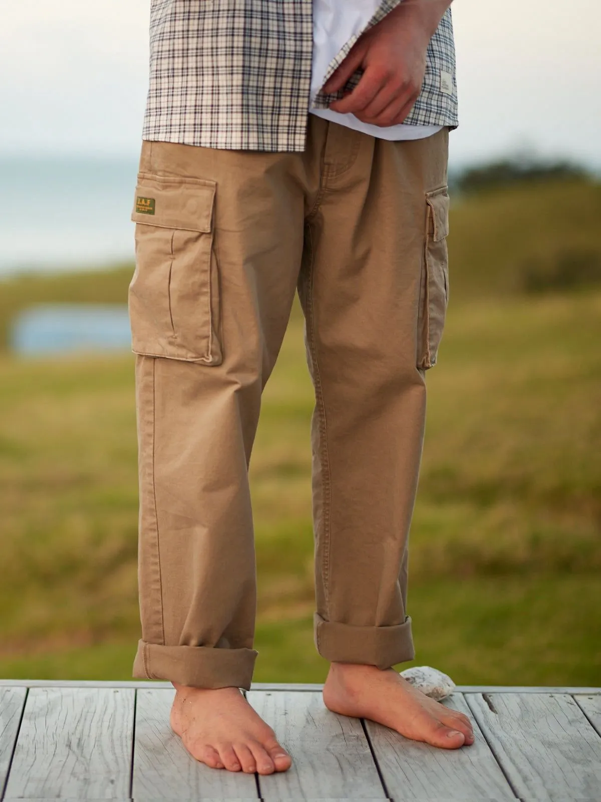 JUST ANOTHER FISHERMAN Dock Cargo Pants - Moss