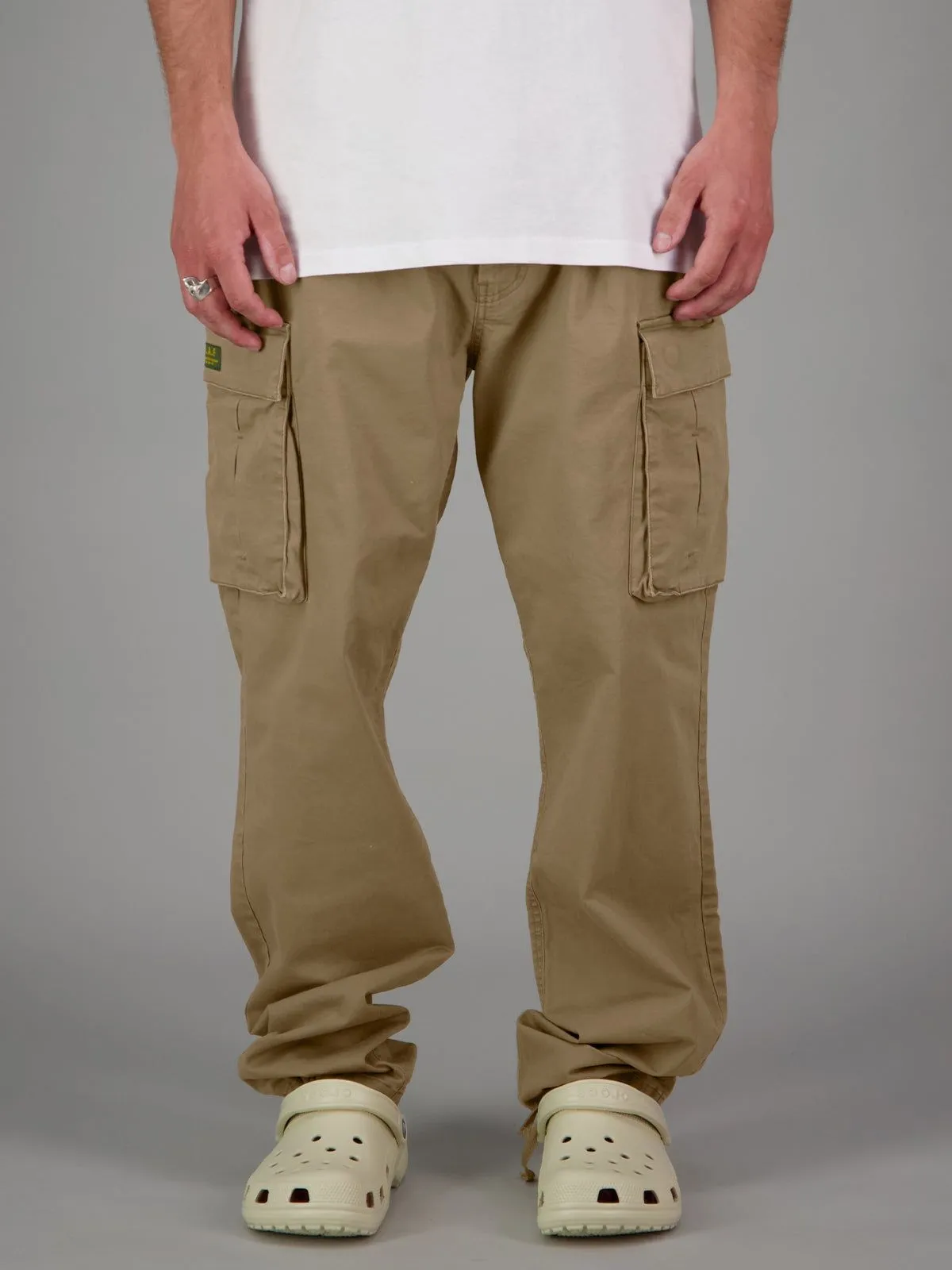 JUST ANOTHER FISHERMAN Dock Cargo Pants - Moss