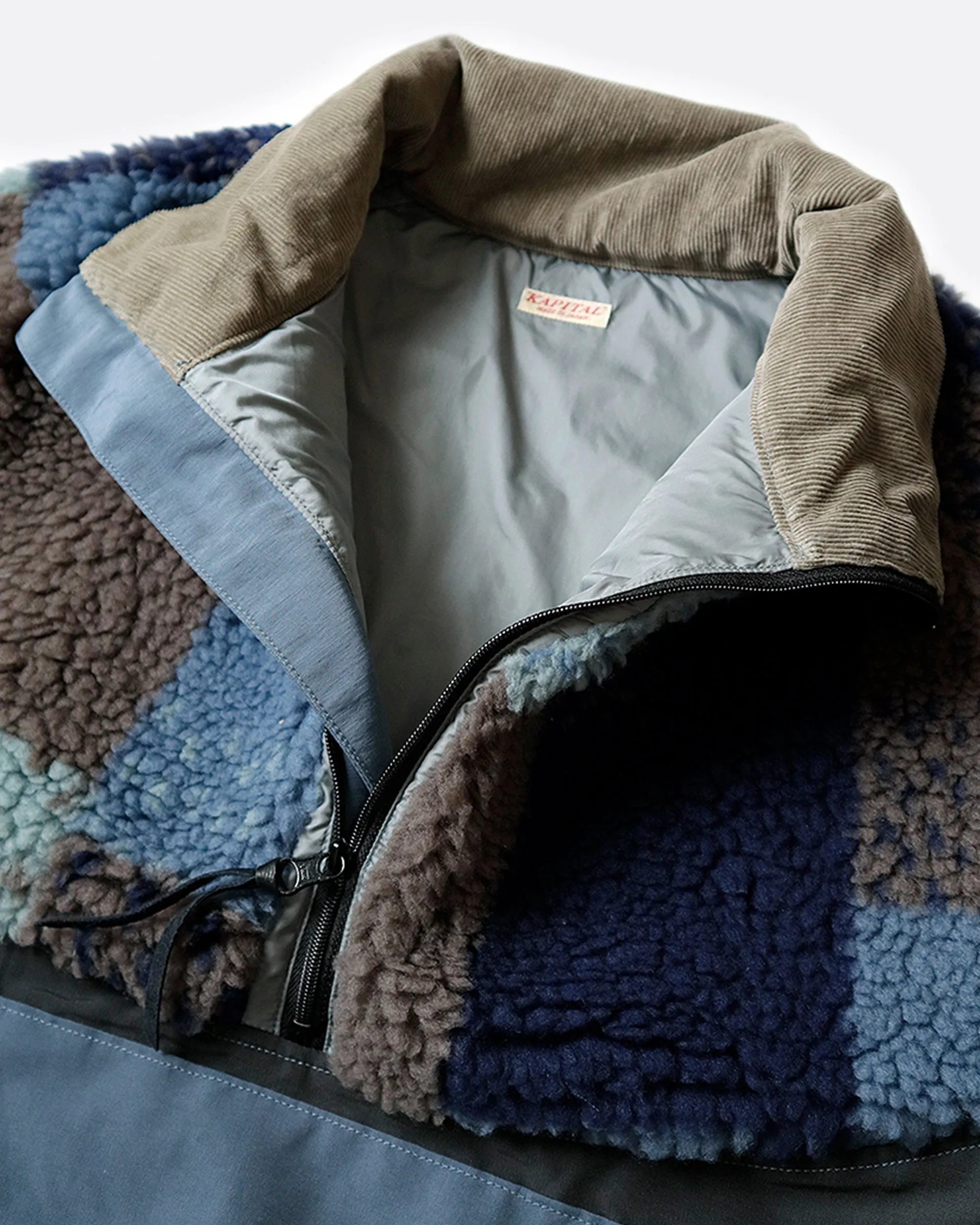Kapital 60/40 Two-Tone Fleece Anorak