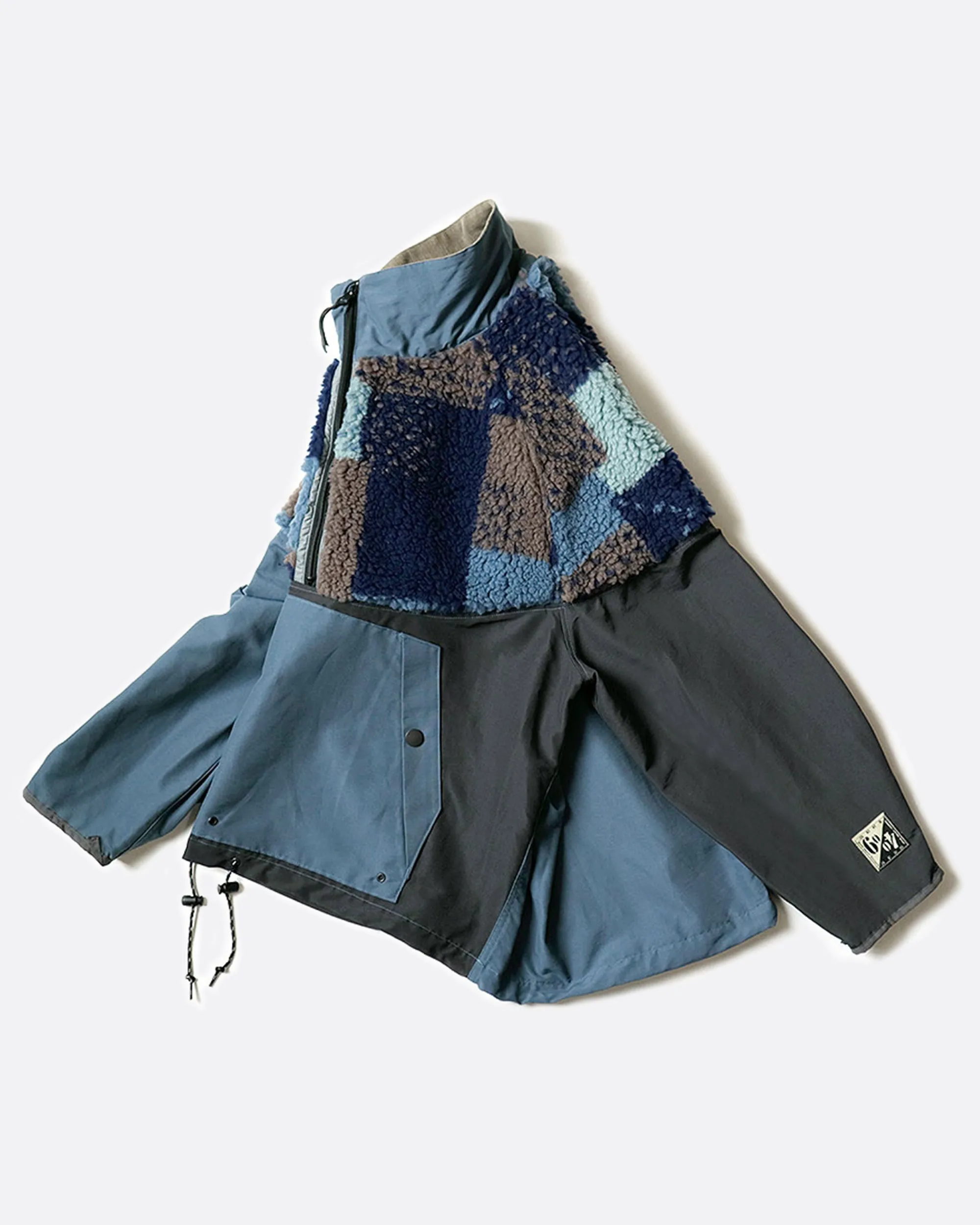 Kapital 60/40 Two-Tone Fleece Anorak