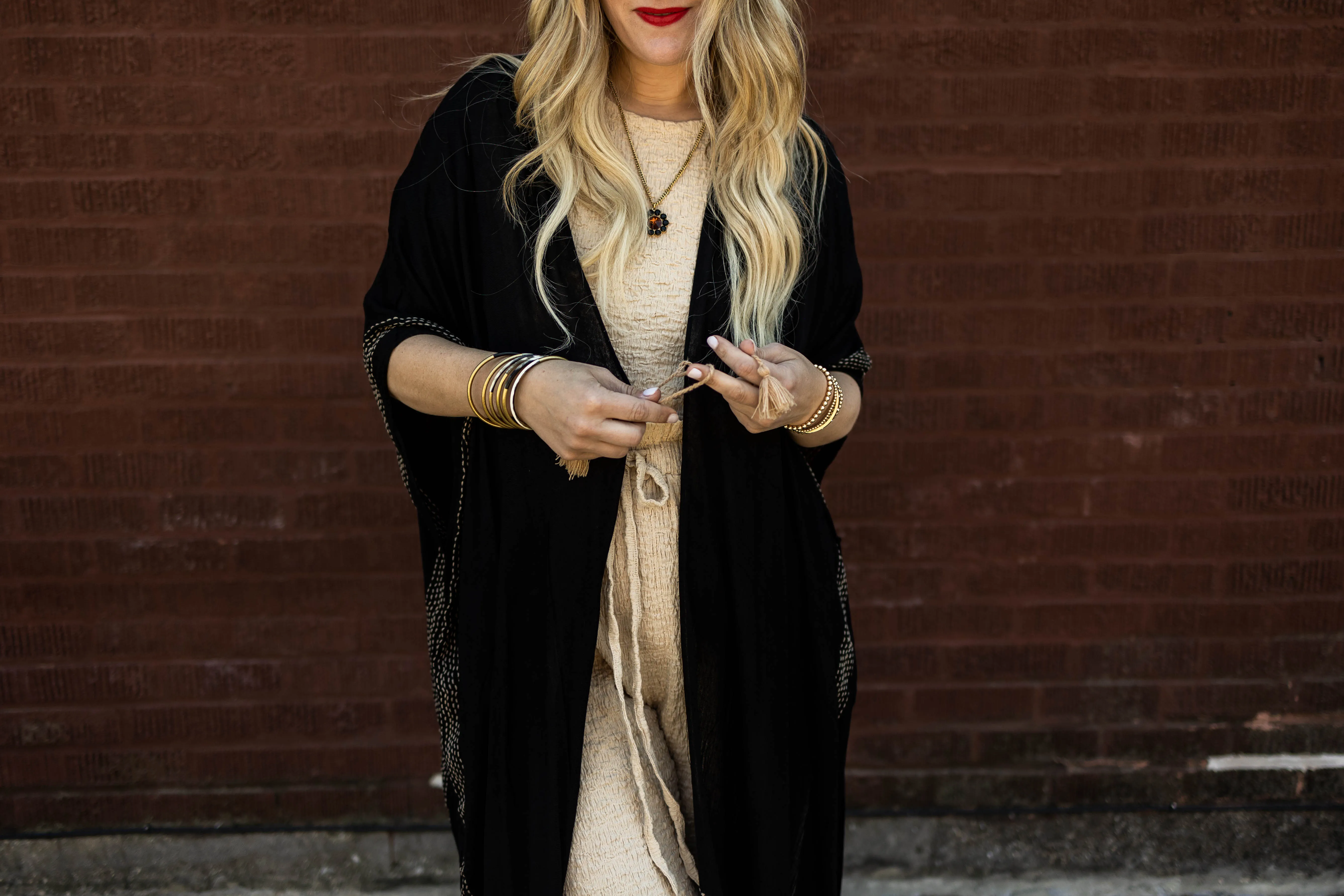 karin tassel duster