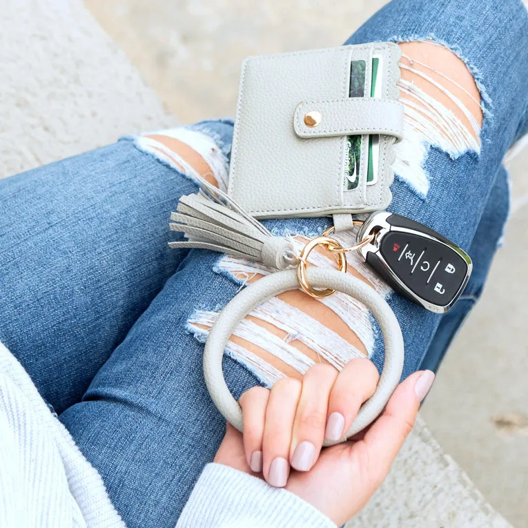 Key Ring ID Wallet Bracelet