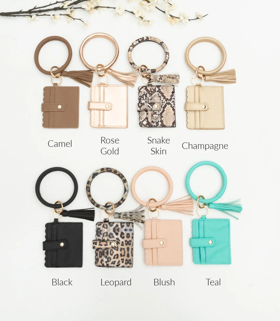 Key Ring ID Wallet Bracelet