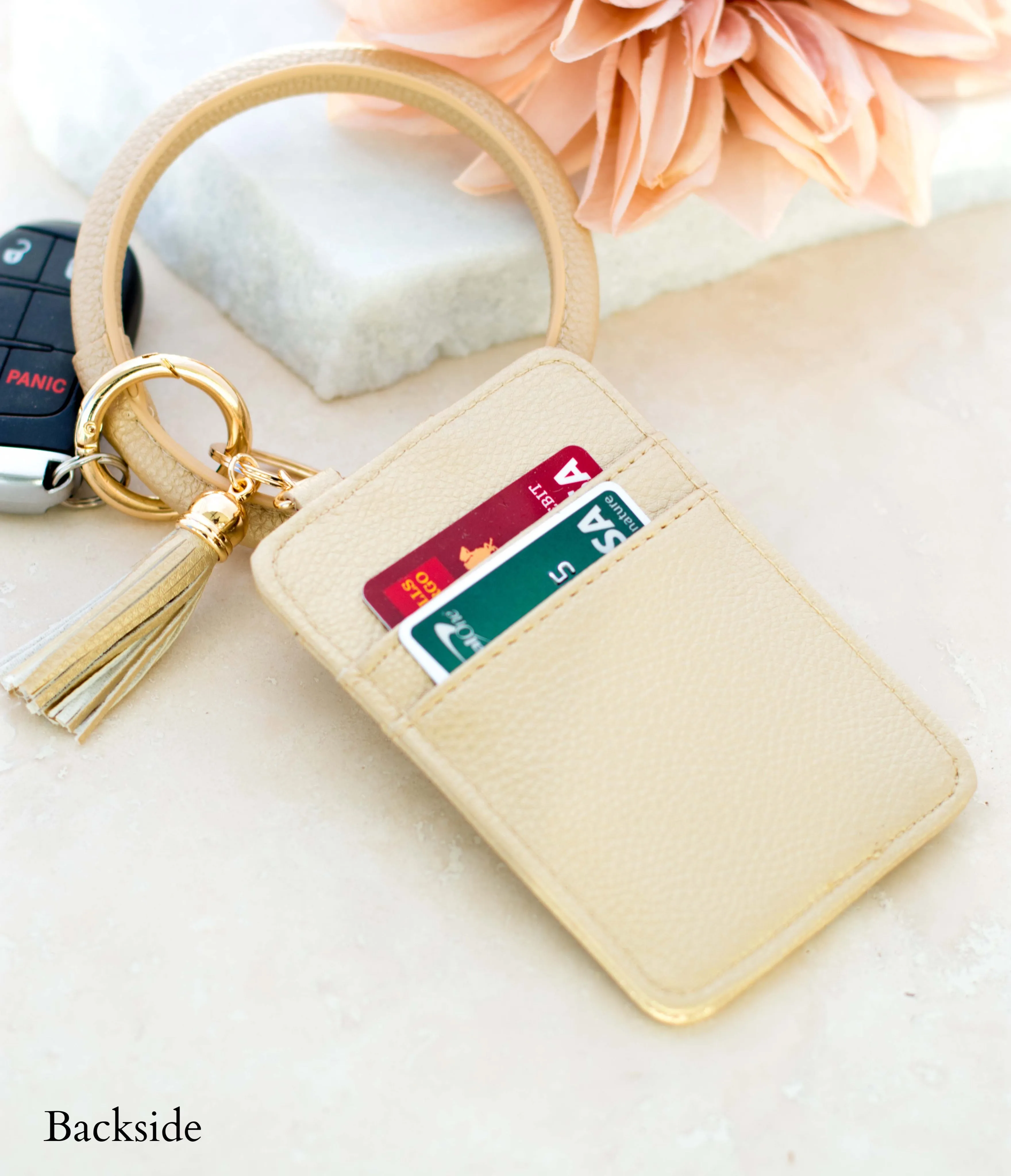 Key Ring Wallet Bracelet