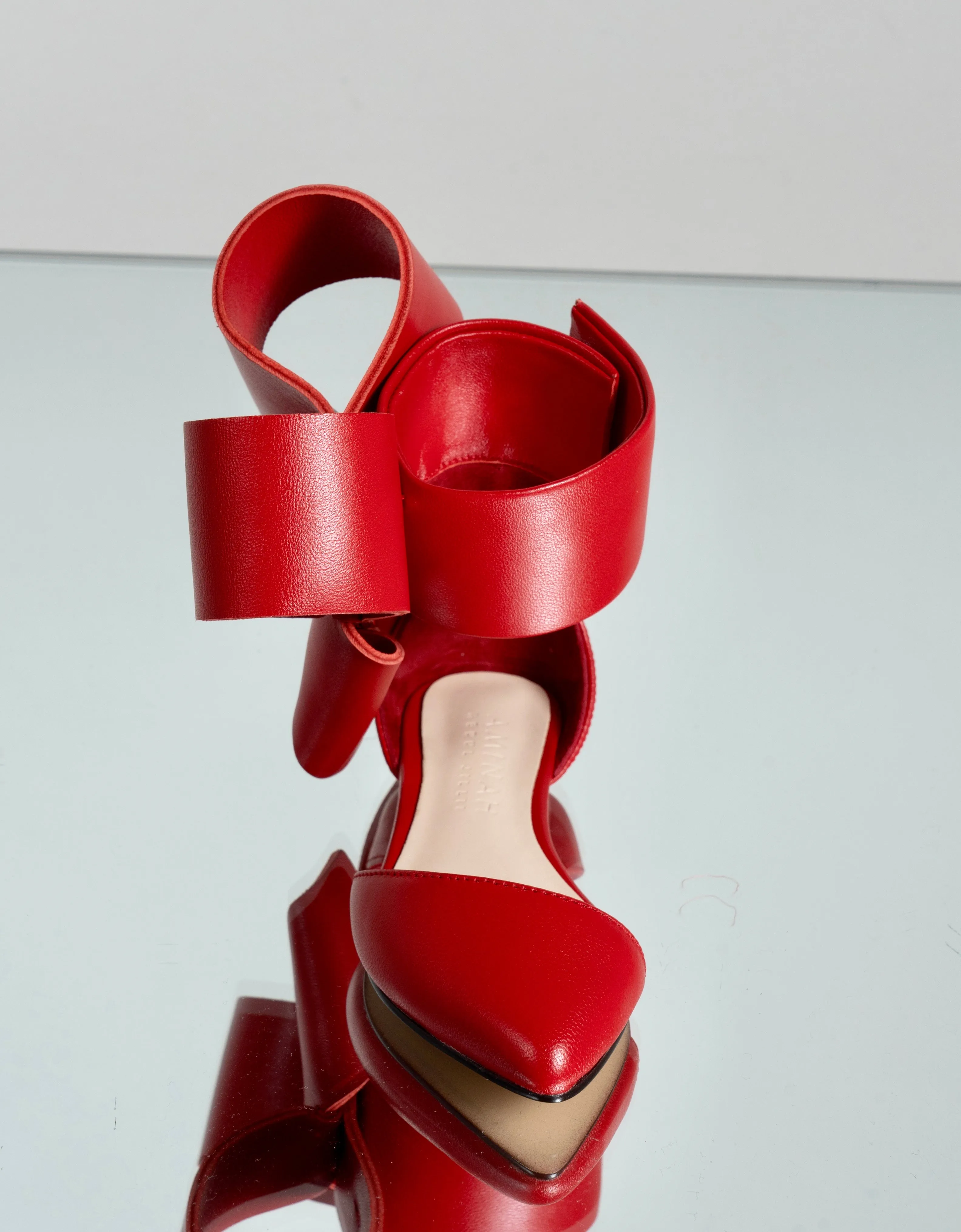 KIDS BOW FLAT RED