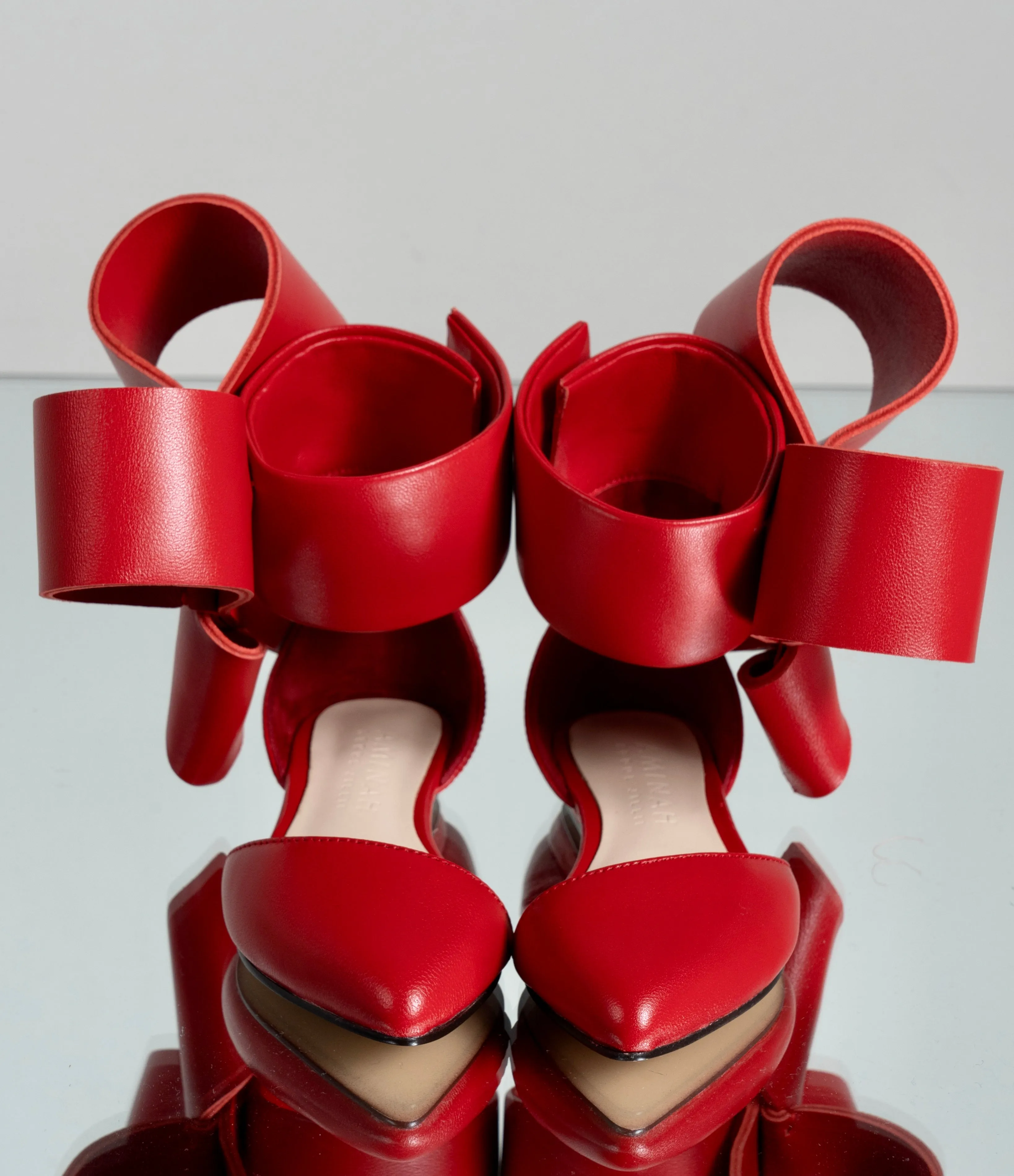 KIDS BOW FLAT RED
